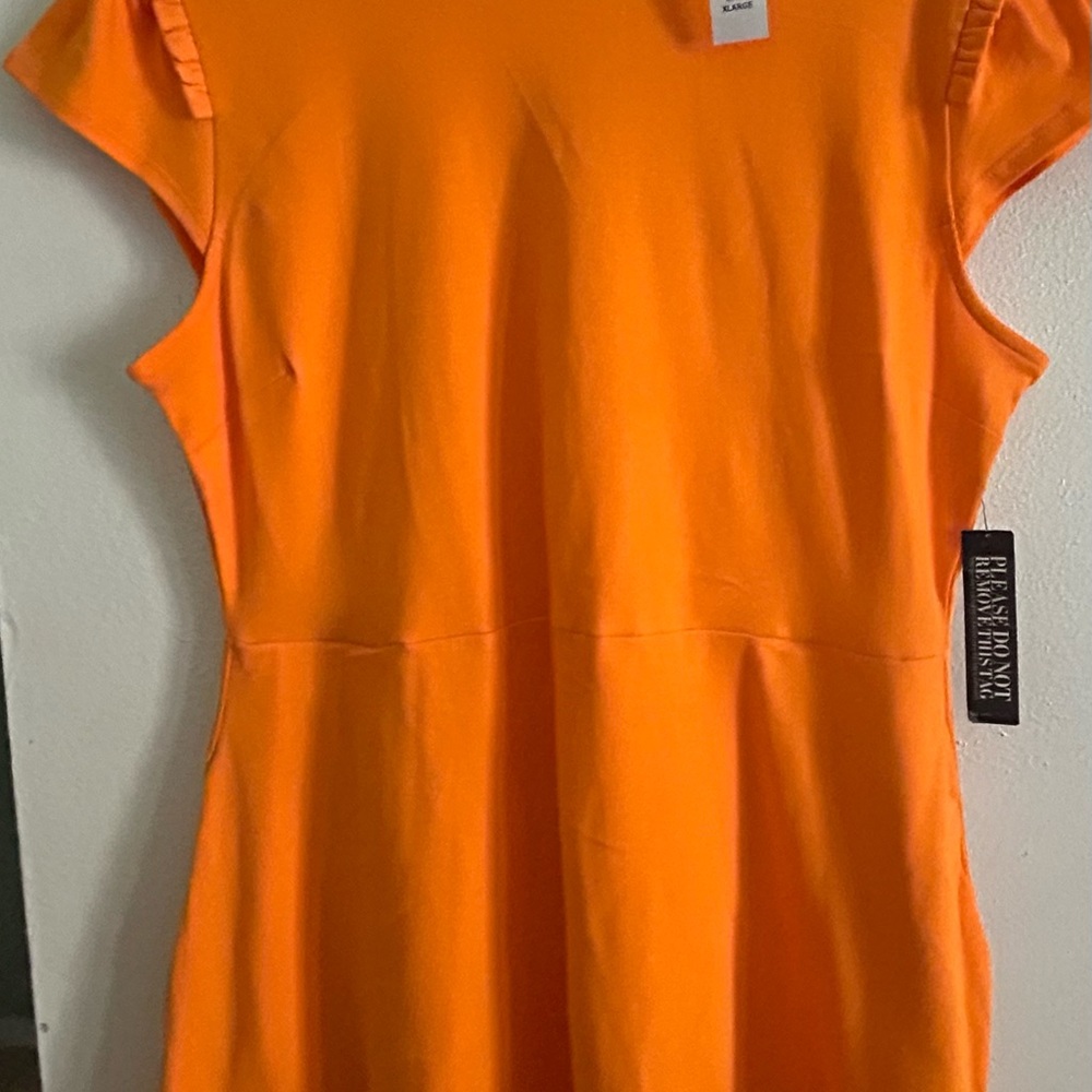 New York & Company Orange Dress